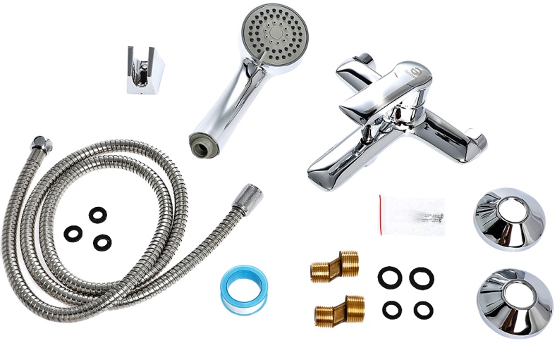 Смеситель для ванны с душем STWORKI Колдинг KO-02cr - 5