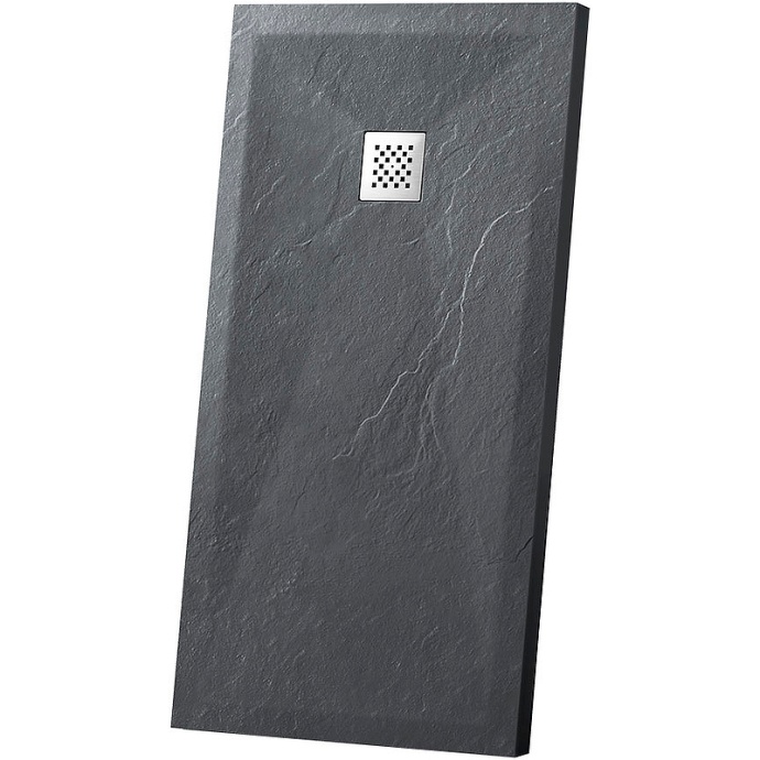 Поддон для душа Vincea 130х90 антрацит матовый VST-4SR9013A - 0