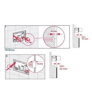 Кнопка смыва Tece Now хром матовый  9240412 - 1