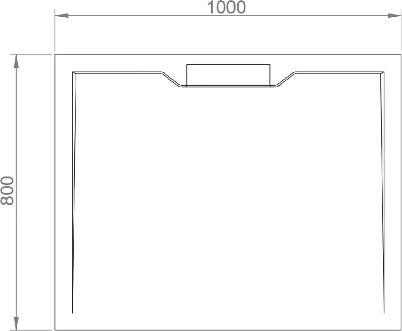 Поддон для душа RGW STE MB 100x80 черный 52342810-14 - 2