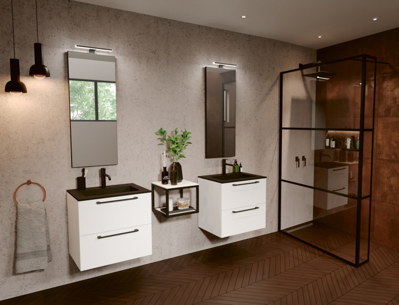 Душевая перегородка Riho Grid GB402 90 см G004037121 - 1