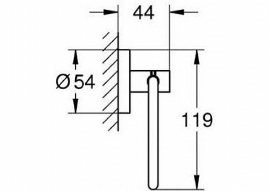 Держатель туалетной бумаги Grohe   40689001 - 2