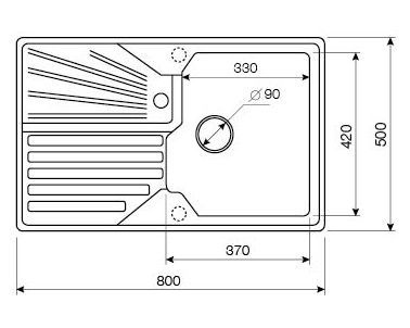 Мойка кухонная Lava L5 сафари L5.CAM - 2