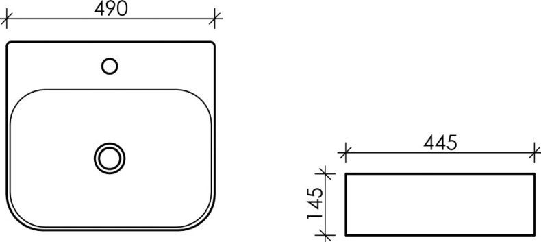 Рукомойник Ceramica Nova Element CN5011 - 1