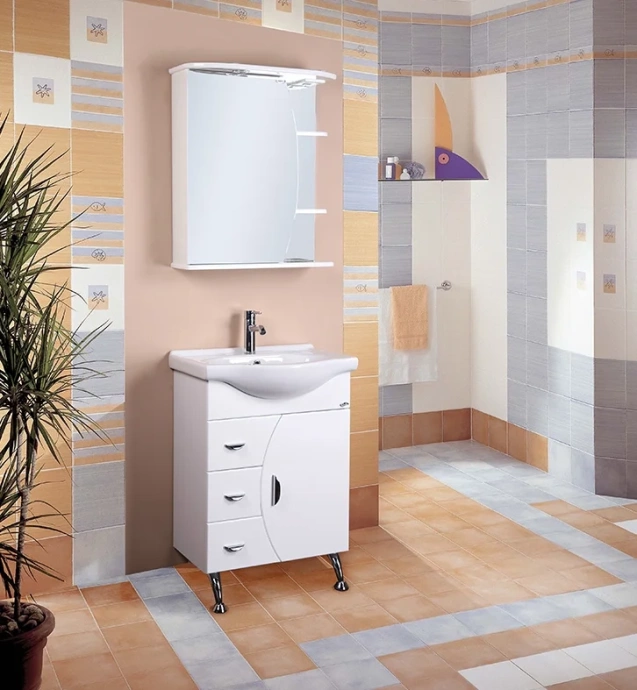 Тумба с раковиной Onika Луна 60 белый - 2