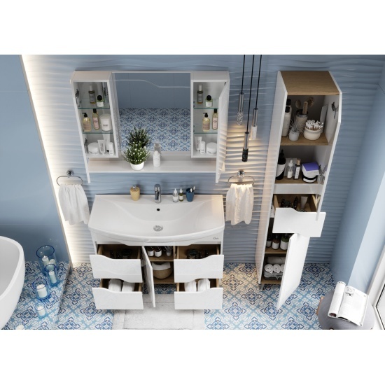 Тумба под раковину Onika Веронелла 105 белый  110508 - 2