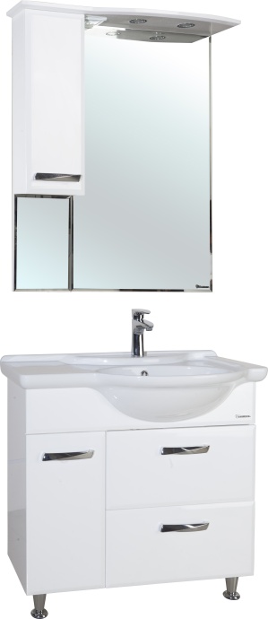 Тумба для комплекта Bellezza Балтика 90 R белая 4638915111014 - 2