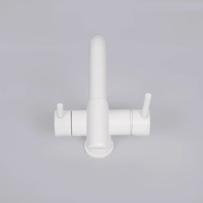 Смеситель для кухни Wasserkraft белый матовый A8357 - 3