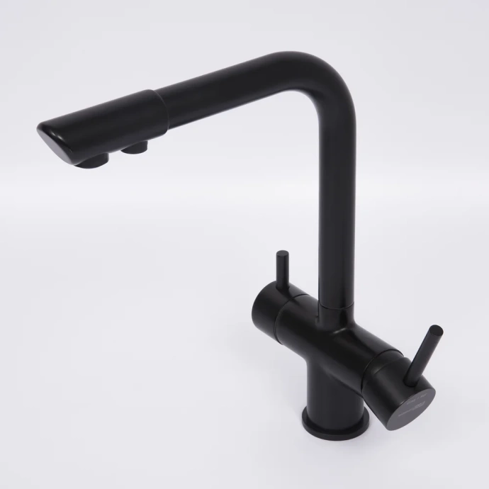 Смеситель для кухни Wasserkraft черный матовый A8367 - 6