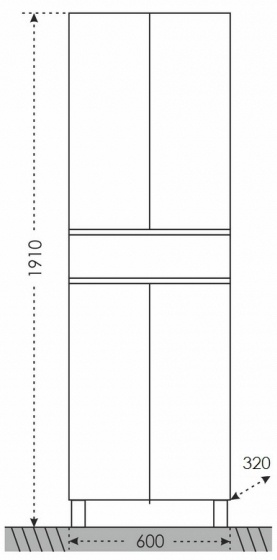 Комплект мебели Санта Марс 70 белый - 9