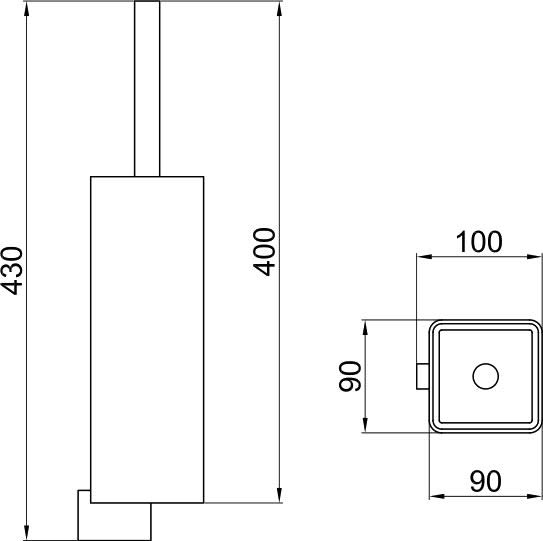 Ершик Webert Living LV501301015 хром - 1