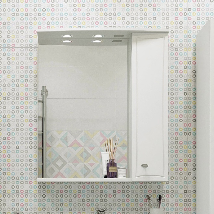 Зеркало DIWO Кострома R, 65 KOS.Z.65/P/W - 0