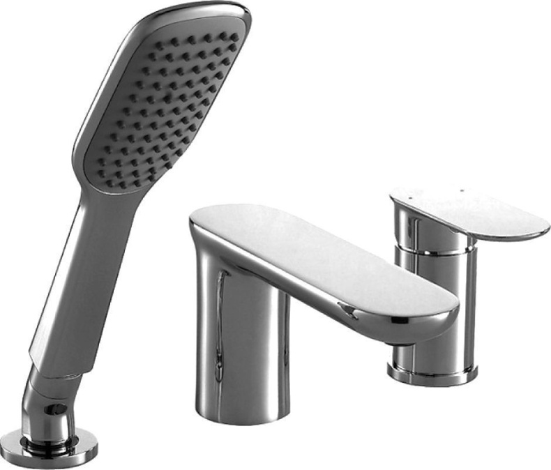 Смеситель для ванны Bravat Gina хром  F565104C-2-ENG - 0