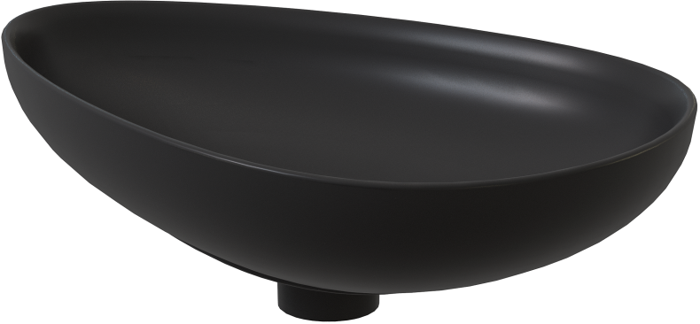 Мебель для ванной STWORKI Берген 100 серая с темной столешницей,  раковина Bocchi Etna Etna 1114-004-0125 черная 568139 - 7