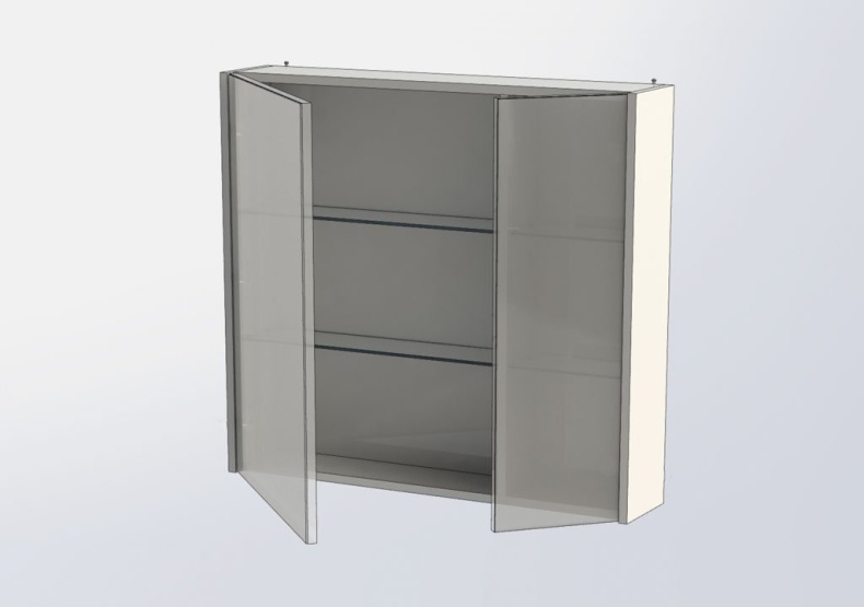 Зеркало-шкаф Aquanet  82.5 см  00203924 - 3