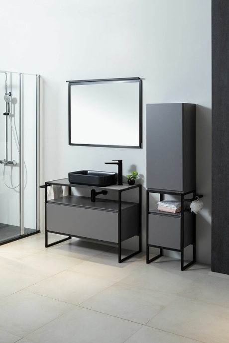 Полотенцедержатель для пенала Allen Brau Priority черный матовый 1.31008.BB - 5