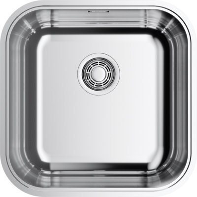 Мойка кухонная Omoikiri Omi 44-U/IF-IN Quadro нержавеющая сталь 4993494 - 0