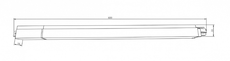 Накладной светильник Maytoni Basis TR000-1-24W4K-B - 1