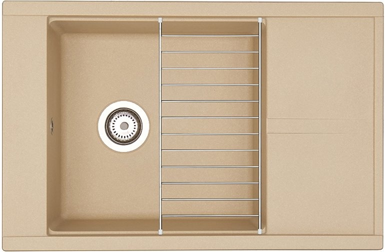 Мойка кухонная AQUATON Делия 78 латте 1A715132DE260 - 2