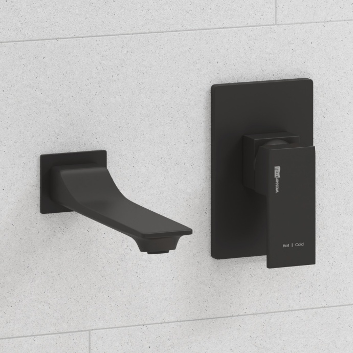 Смеситель для раковины Wasserkraft Abens черный матовый  A20503 - 1