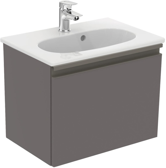 Тумба под раковину Ideal Standard Tesi 50 серо - коричневый матовый T0045PU - 0