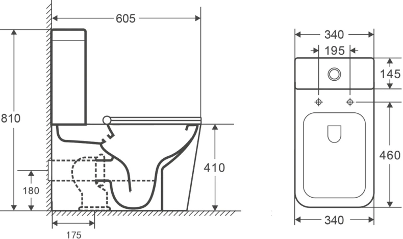 Бачок для унитаза Owl 1975 Vatter Ruta-G белый  OWLT190402/2 - 4