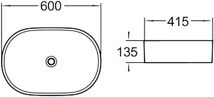 Раковина SantiLine SL-1028 - 1