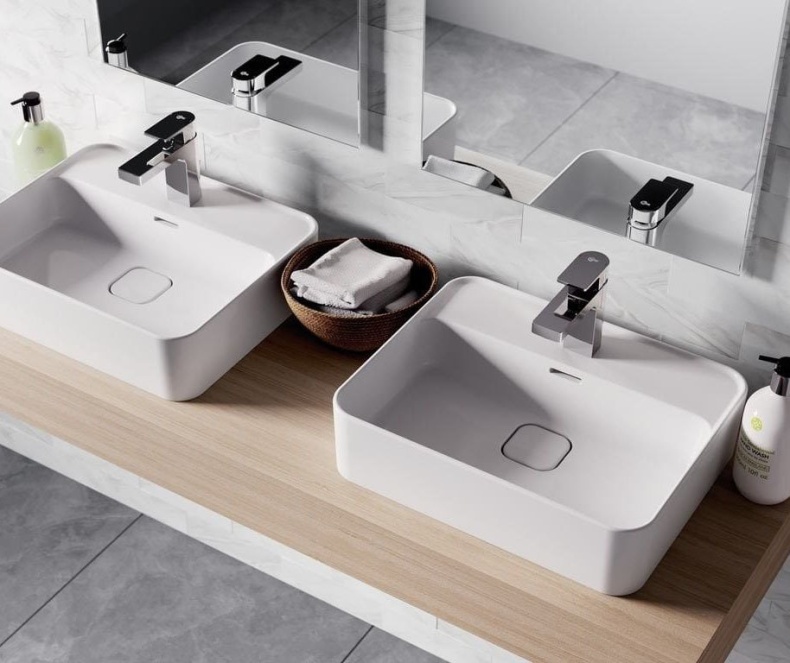 T296601 раковина на столешницу STRADA II Vessel с отверстием под смеситель /50х40/ (белый) - 2