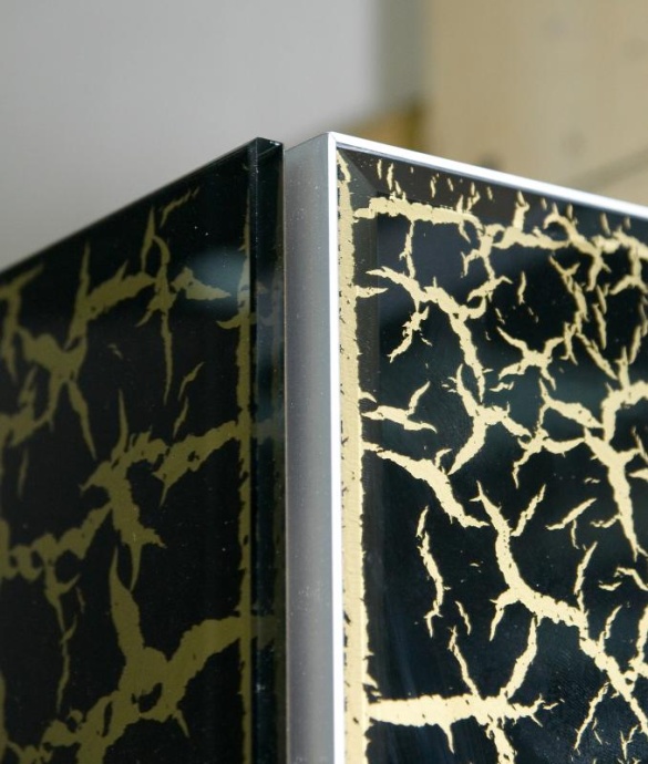 Шкаф-пенал Misty Джулия 35 черный краколет L Л-Джу05035-0213Л - 5