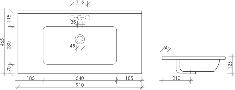 Раковина Ceramica Nova Element CN7002 - 1
