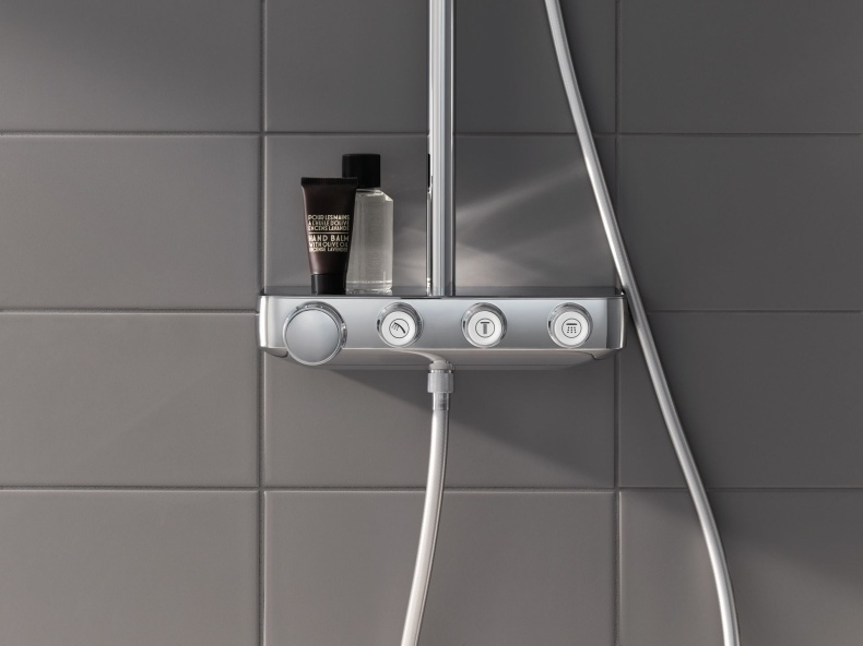 Душевая стойка Grohe Euphoria SmartControl 310 Duo Cube 26508000 с термостатом - 5