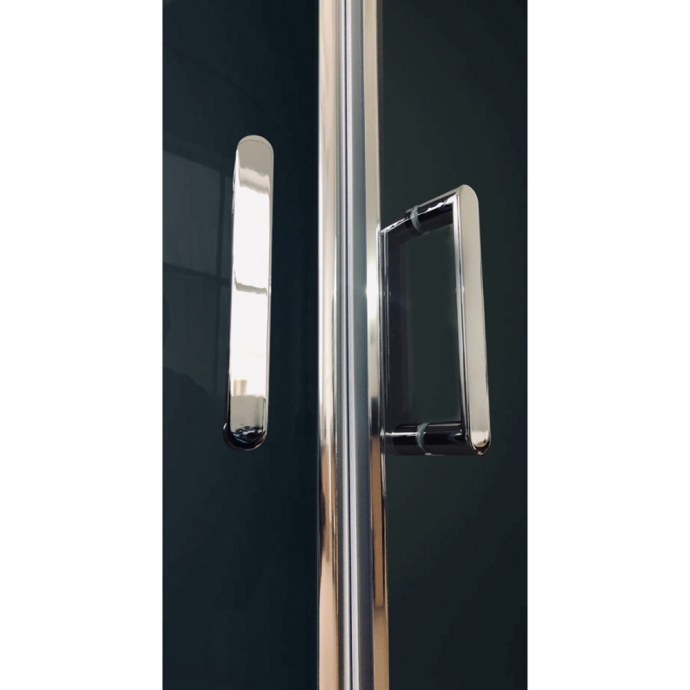 Душевая кабина Royal Bath 90х90 профиль хром стекло прозрачное с гидромассажем RB90NRW-T-CH-P - 2