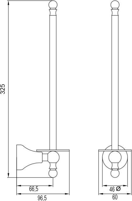 Держатель для запасных рулонов Veragio Gialetta VR.GIL-6482.CR - 2