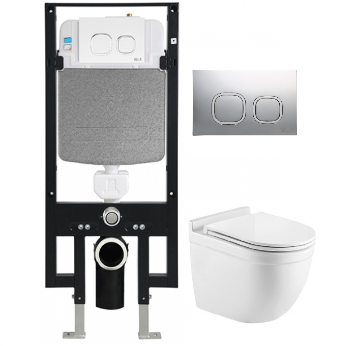 Комплект Weltwasser AMBERG 497 + HEIMBACH 004 GL-WT + AMBERG RD-MT CR  10000006617 - 0