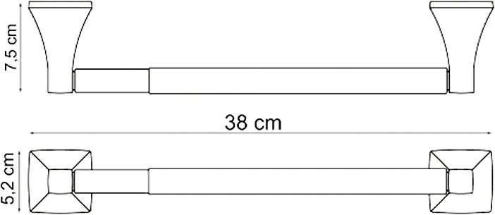Полотенцедержатель Wasserkraft Wern K-2591 для бумажных полотенец - 4