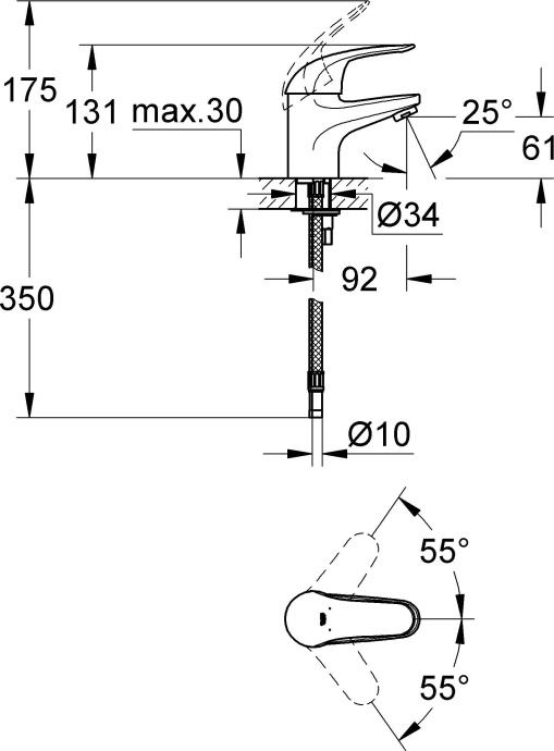 Душевой комплект Grohe Euroeco 124428 - 4