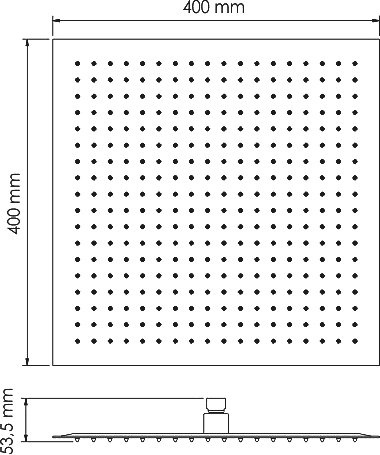 Верхний душ Wasserkraft A119 - 2
