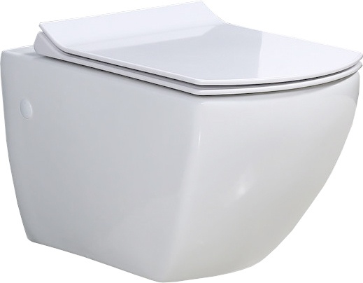 Унитаз подвесной BelBagno Carina безободковый - 0