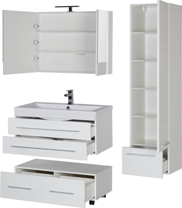 Мебель для ванной Aquanet Нота 90 белая 171492 - 19