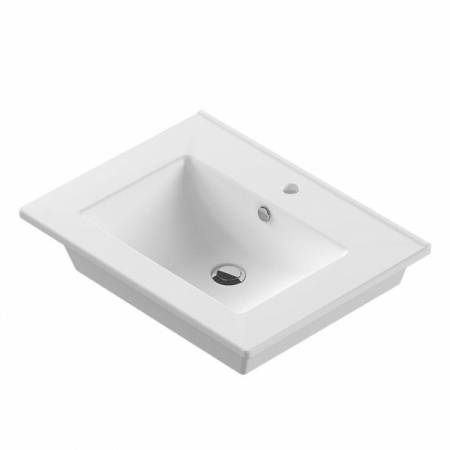 Тумба с раковиной Misty Сахара 60 белая глянцевая УТ000011603 - 3