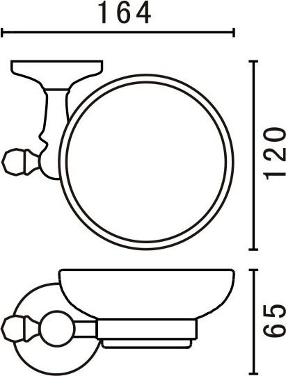 Мыльница Art&Max Antic Crystal AM-E-2699ASJ-Do - 2