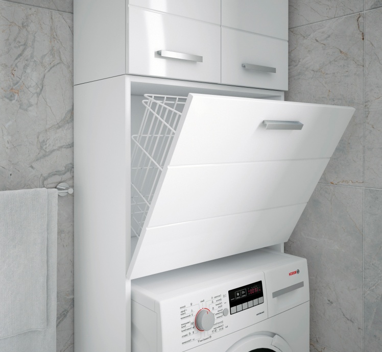 Шкаф Corozo Денвер с бельевой корзиной SP-00000562 - 6