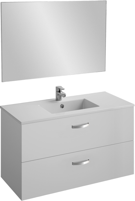 Мебель для ванной Jacob Delafon Ola 100 белый блестящий - 5