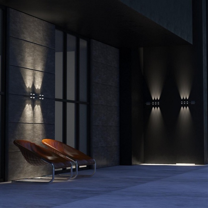 Уличный настенный светодиодный светильник Novotech Street Calle 358573 - 1