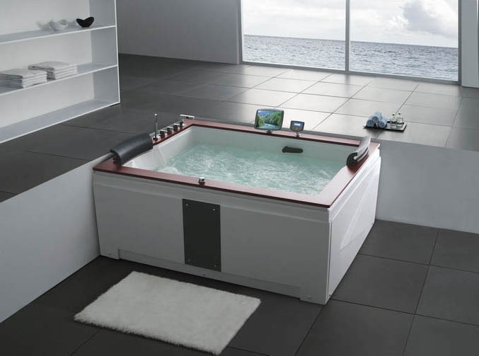 Гидромассажная ванна Gemy  186x151 см  G9052 II O L - 1