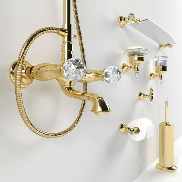 Душевая стойка Webert Karenina KA721208010 золото - 1