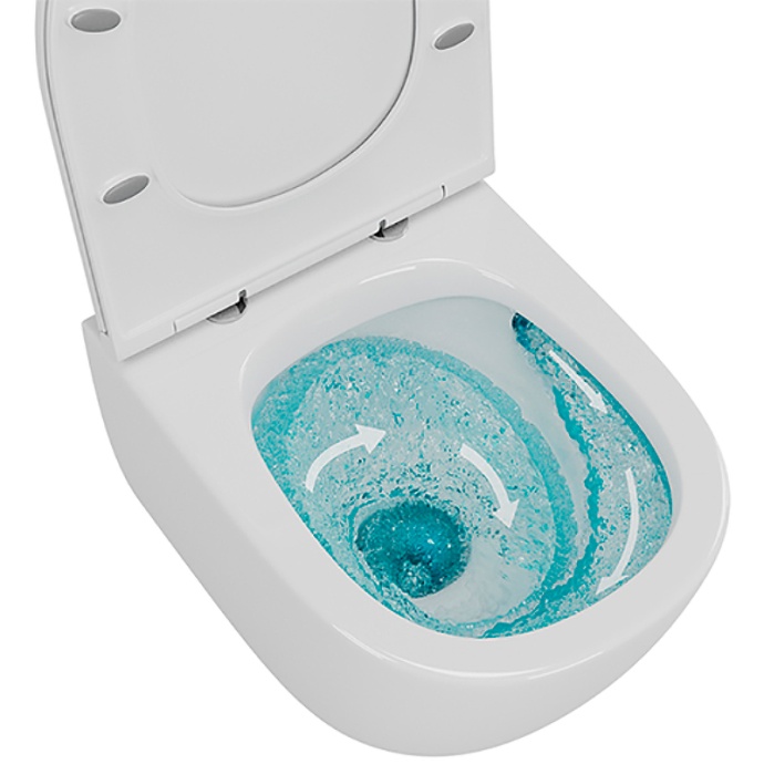 Унитаз подвесной Owl 1975 Vind Cirkel-H TOWLT190302 безободковый - 2