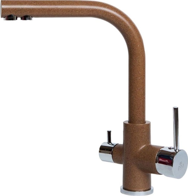  кухни Смеситель для кухни Paulmark Essen коричневый матовый Es213011-307 - 0