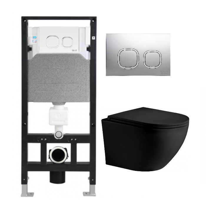 Комплект Weltwasser AMBERG 506 + MERZBACH 004 MT-BL + AMBERG RD-CR  10000006813 - 0