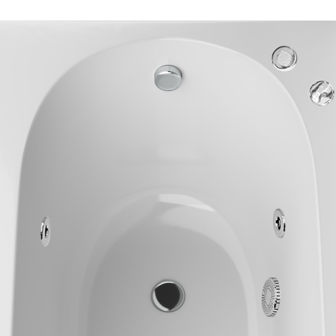 Акриловая ванна AM.PM Spirit V2.0 150x70, с гидромассажем W72W-150-070W1D - 5